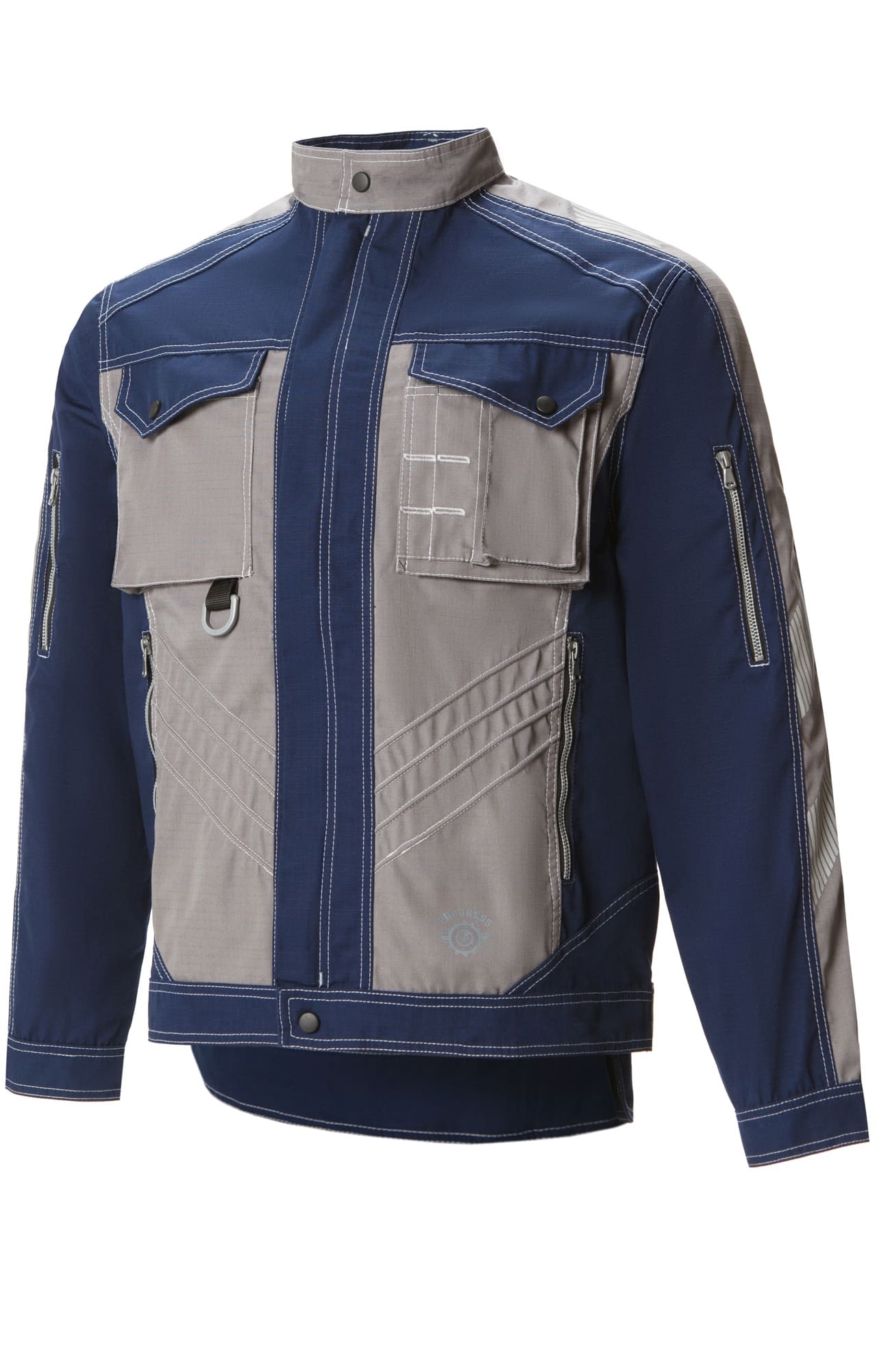 68832 Костюм "Прогресс" темно-синий с серым  Летняя спецодежда  размер 44-46/170-176  - Вид №1