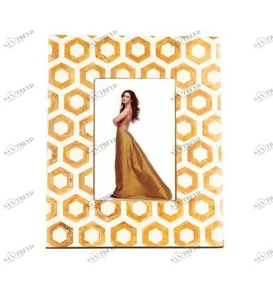 Фоторамка 19*24 см Жёлтый UNICO  255372 Желтый;белый 