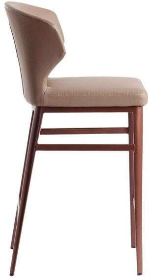 Angel Cerdá Кожаный барный стул с подставкой для ног New chair 4000 a111bs-vison Angel Cerda - Вид №1