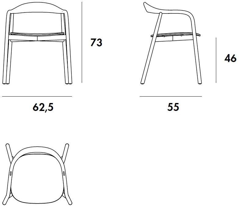 Sovet italia Кожаное кресло с подлокотниками Autumn sun-id-1479099 - Вид №2