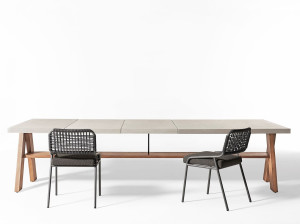 Прямоугольный садовый стол UHPC