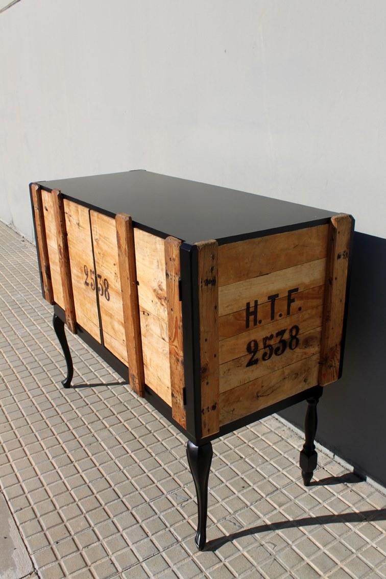 ICI ET LÀ Буфет из восстановленной древесины с распашными дверцами Rescue Tkm10 - Вид №6