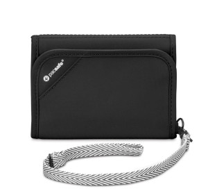 10558100 Кошелек 10558 V125 Anti-theft RFID Blocking Tri-fold Wallet PacSafe RFIDsafe