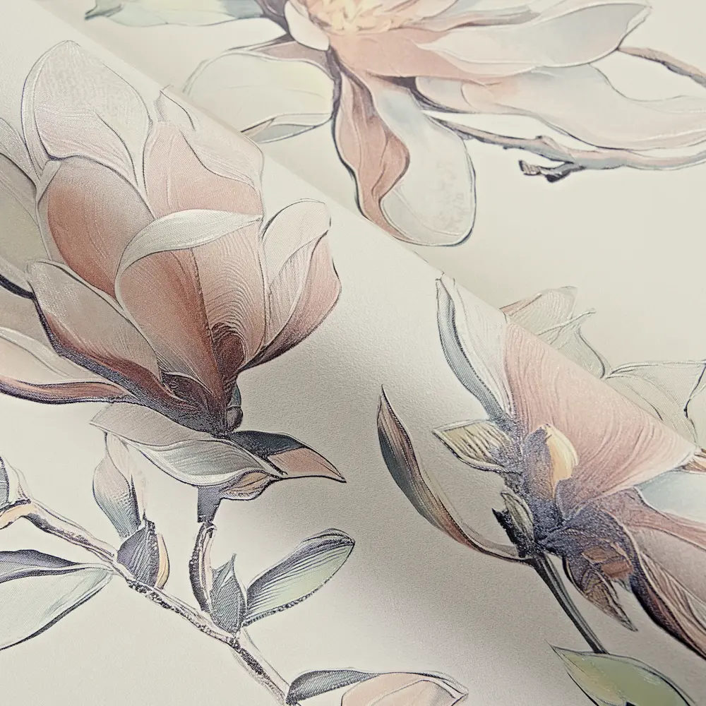 Обои флизелиновые Victoria Stenova Magnolia розовые 1.06 м VS585108 STLM-2101284 - Вид №3