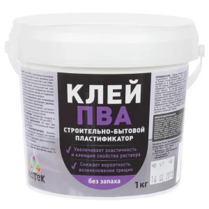 Клей ПВА ЛАТЕК для пластификации строительных растворов 1 кг 81963749