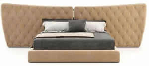 Domkapa Двуспальная кровать с обивкой и изголовьем капитоне  Dka26