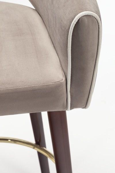 Mambo Unlimited Ideas Табурет из мягкой ткани с подлокотниками и спинкой Grace sun-id-1462990 - Вид №4