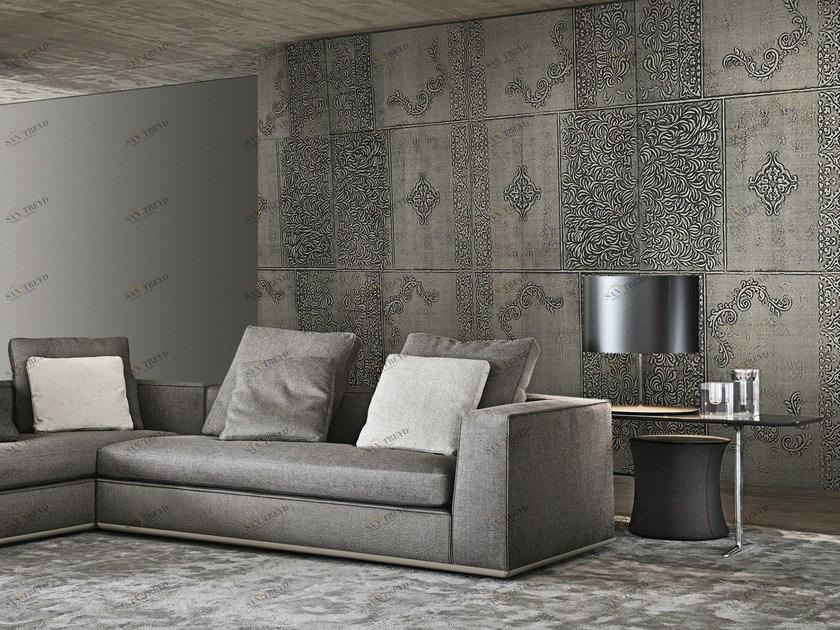 SIBU DESIGN Покрытие из полистирола с эффектом кожи Leather line sun-id-1421982