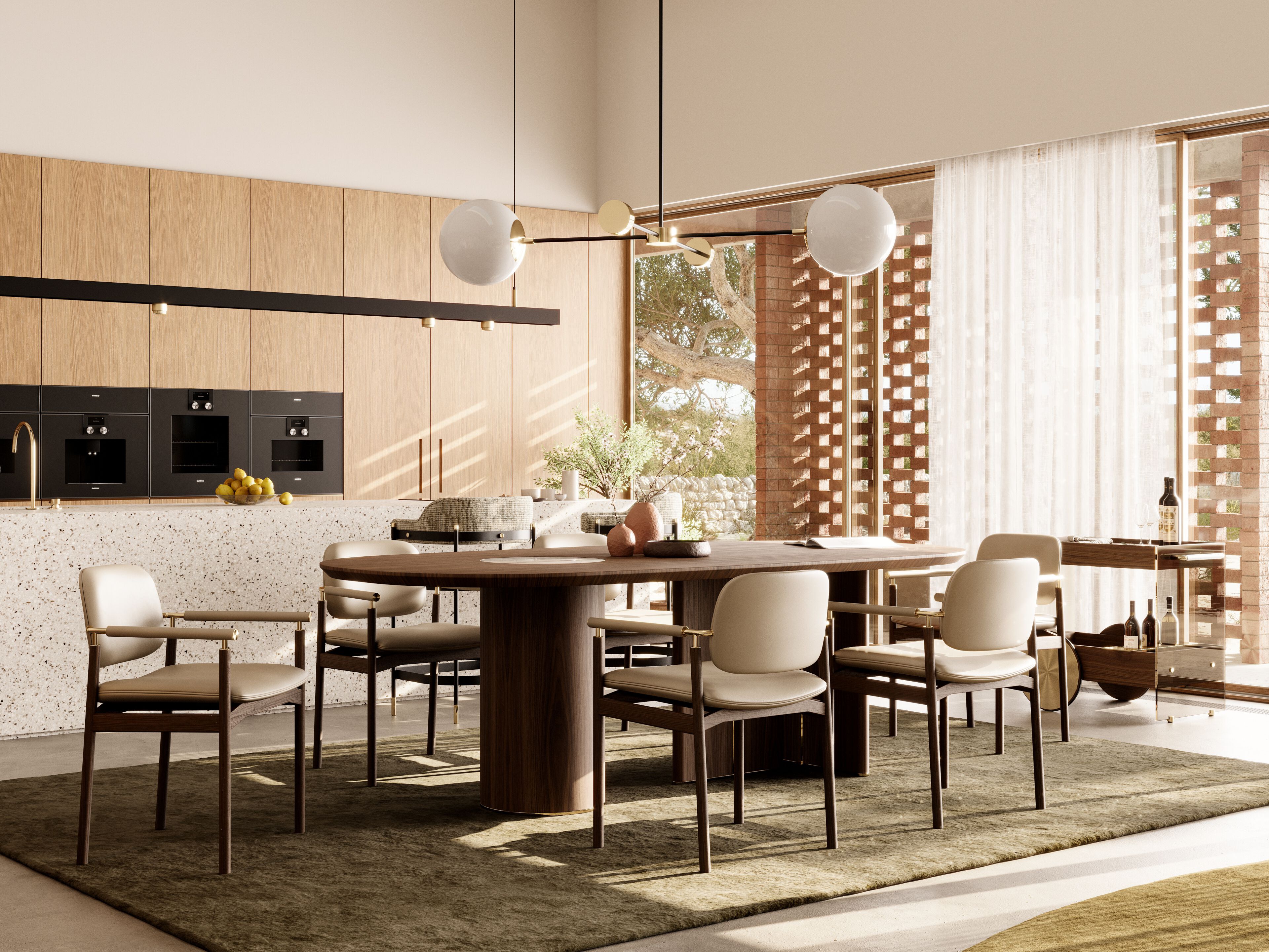 Деревянный овальный стол Laskasas Essence ARCH-00022522 - Вид №4