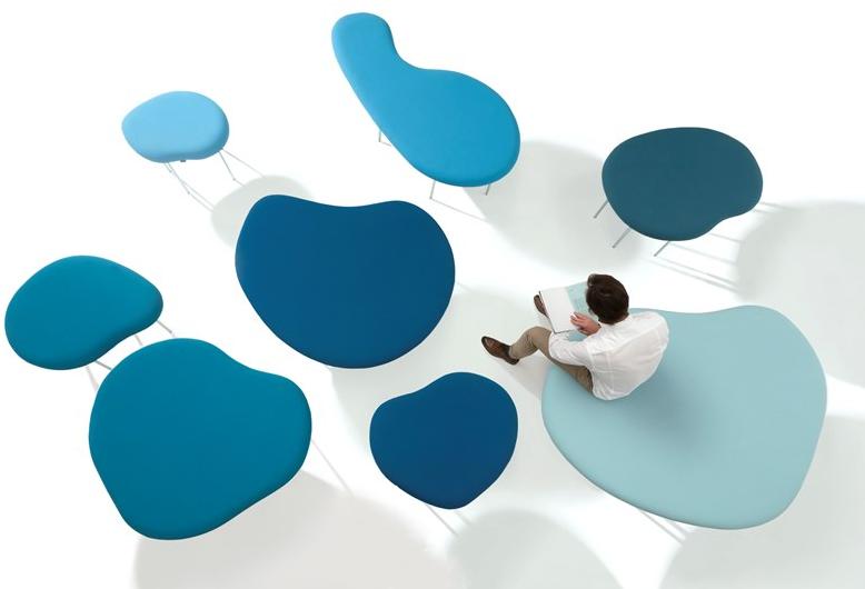 Capdell Мягкая скамья из ткани Droplets sun-id-1362147 - Вид №4