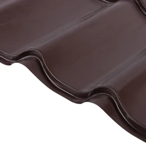 Металлочерепица 0.4 мм 470x1160 мм RAL 8017 коричневый