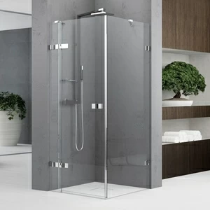 Novellini. Душевой уголок 80x80 см G+F на брекетах GALA 2
