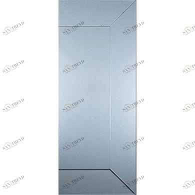 Зеркало прямоугольное настенное Bevelled - торцевая панель PUSHA ДИЗАЙНЕРСКИЕ 062550 Зеркальный 