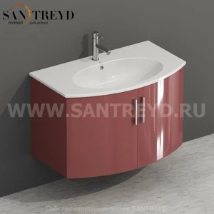 MDMA80Y144 Тумба с двумя створками 78 см розовая Globo 4ALL Италия