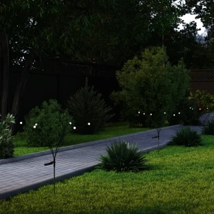 Светильник садовый Kreaforta Miedwie на солнечной батарее с датчиком освещенности 89386873