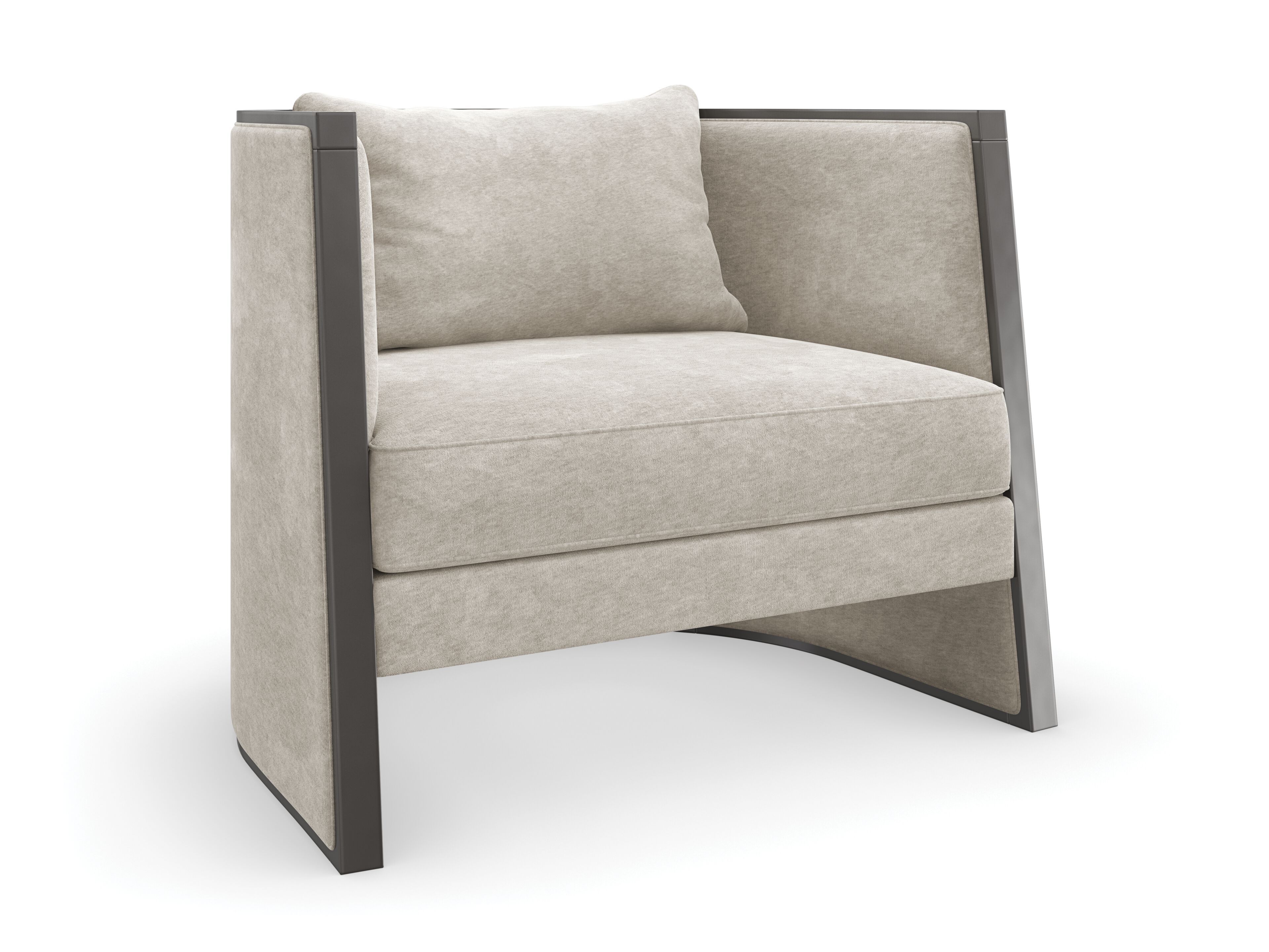 Тканевое кресло с подлокотниками Caracole Cut Away ARCH-00062089