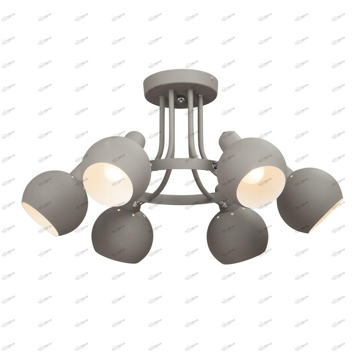 Потолочная люстра Vitaluce V5188/6 VITALUCE ДИЗАЙНЕРСКИЕ 194259 Серый 
