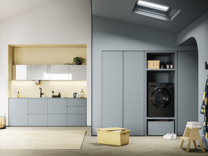 Шкаф для белья с распашными дверцами