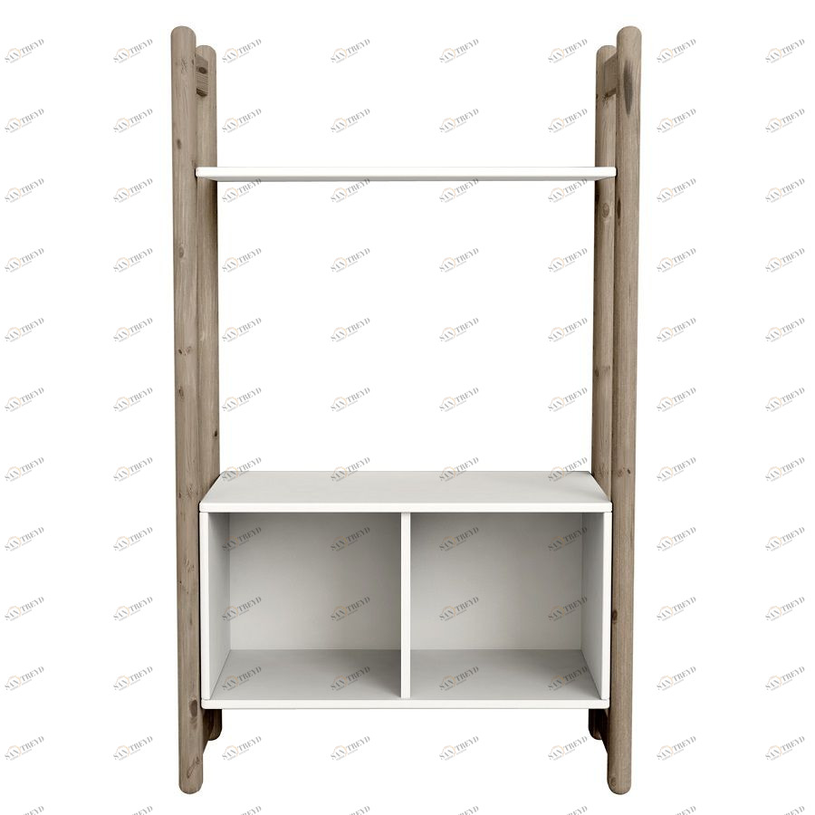 Гарнитур Midi A, 1 полка и 1 книжный шкаф, коричневый Flexa 812650114