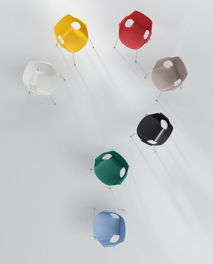 IBEBI Штабелируемый стул из полипропилена Manta sun-id-1379641 - Вид №2