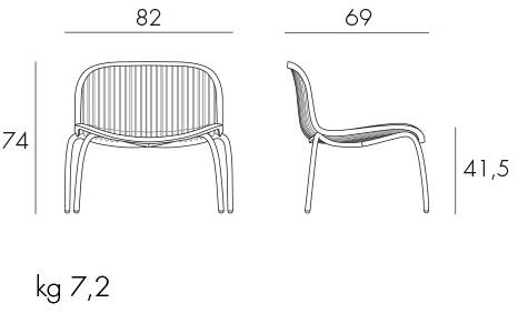 Nardi Садовое кресло штабелируемое Loto sun-id-1460174 - Вид №13