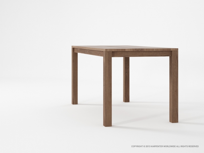 548_1107 Стол обеденный прямоугольный 160 Karpenter Solid - Вид №3