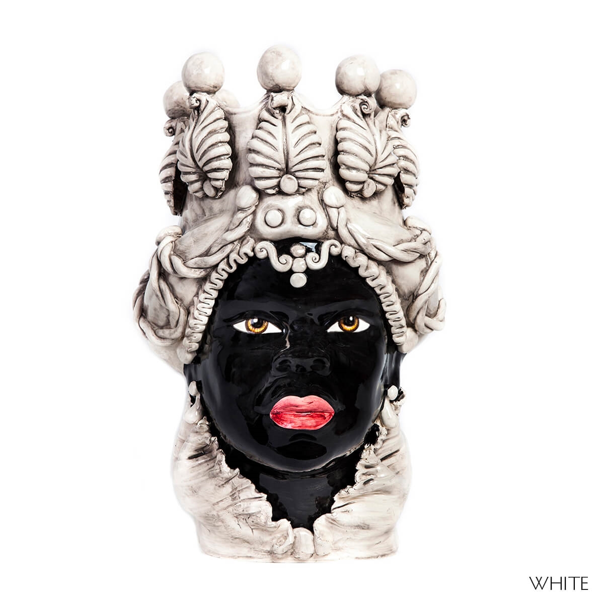 200654-LU ABHIKA ВАЗА MORO LADY BIG GOLD FINISH  - Вид №7