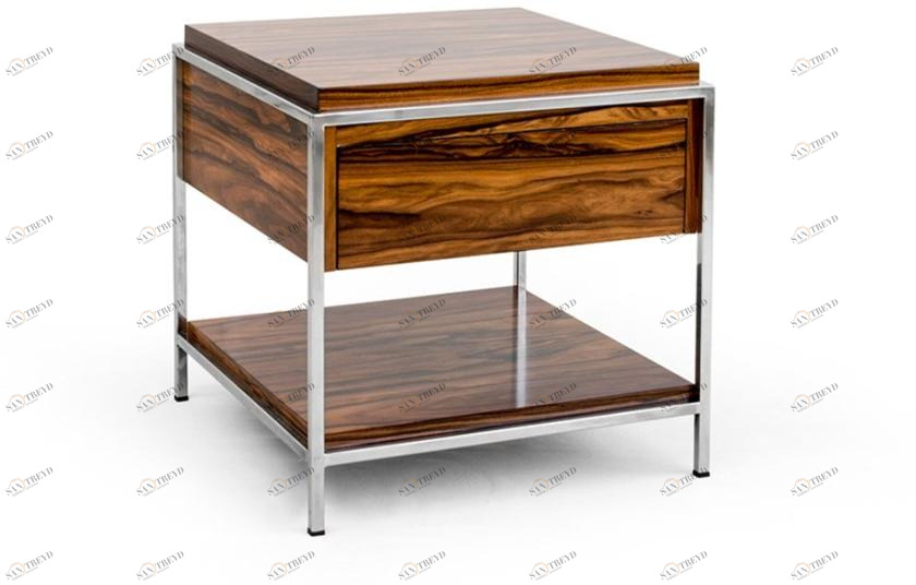 Mytto Квадратный деревянный журнальный столик с вещевым ящиком Larforma sun-id-1501039