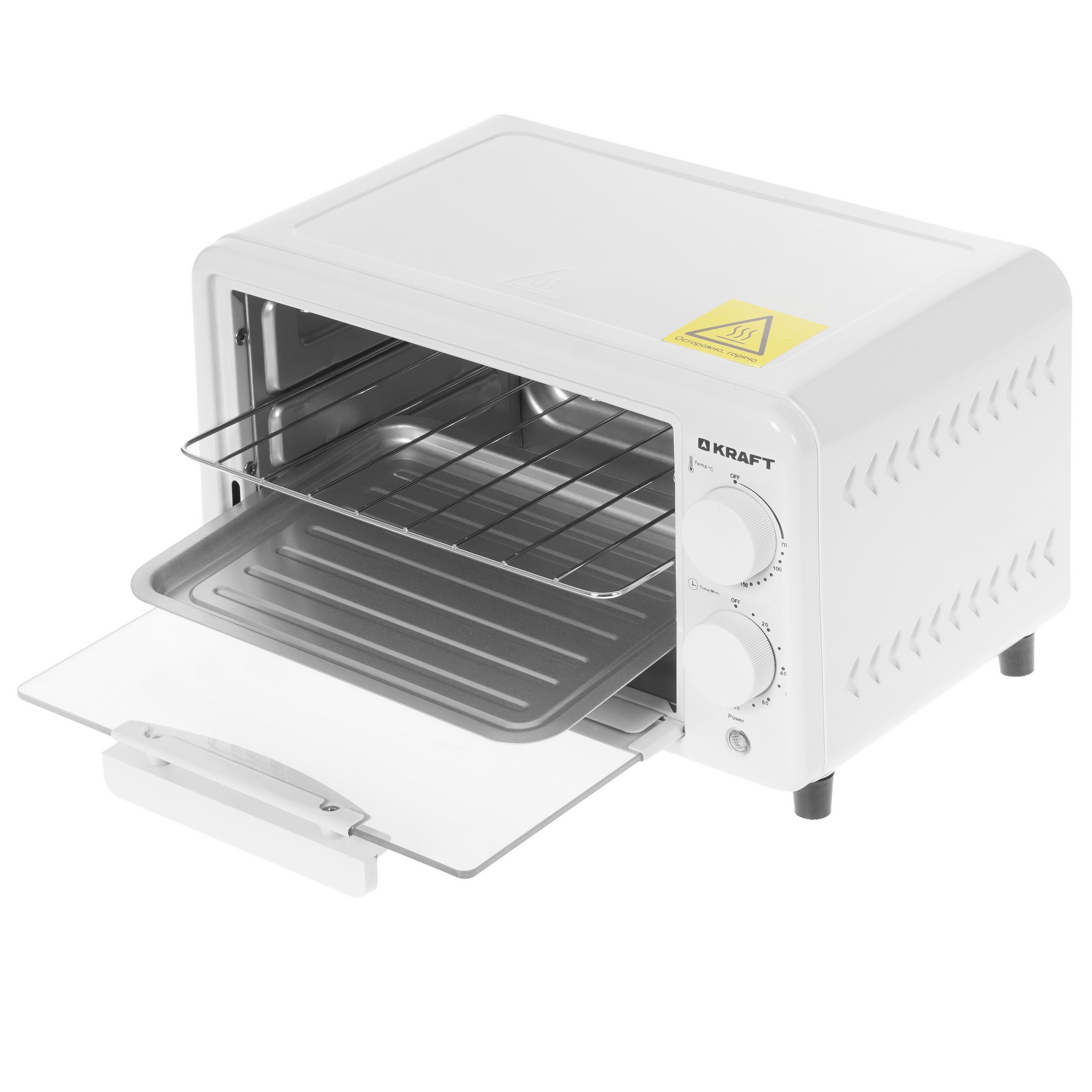 9080982 Мини-печь Kraft KFC-MO 90 HW белый STDN-0072936 - Вид №4