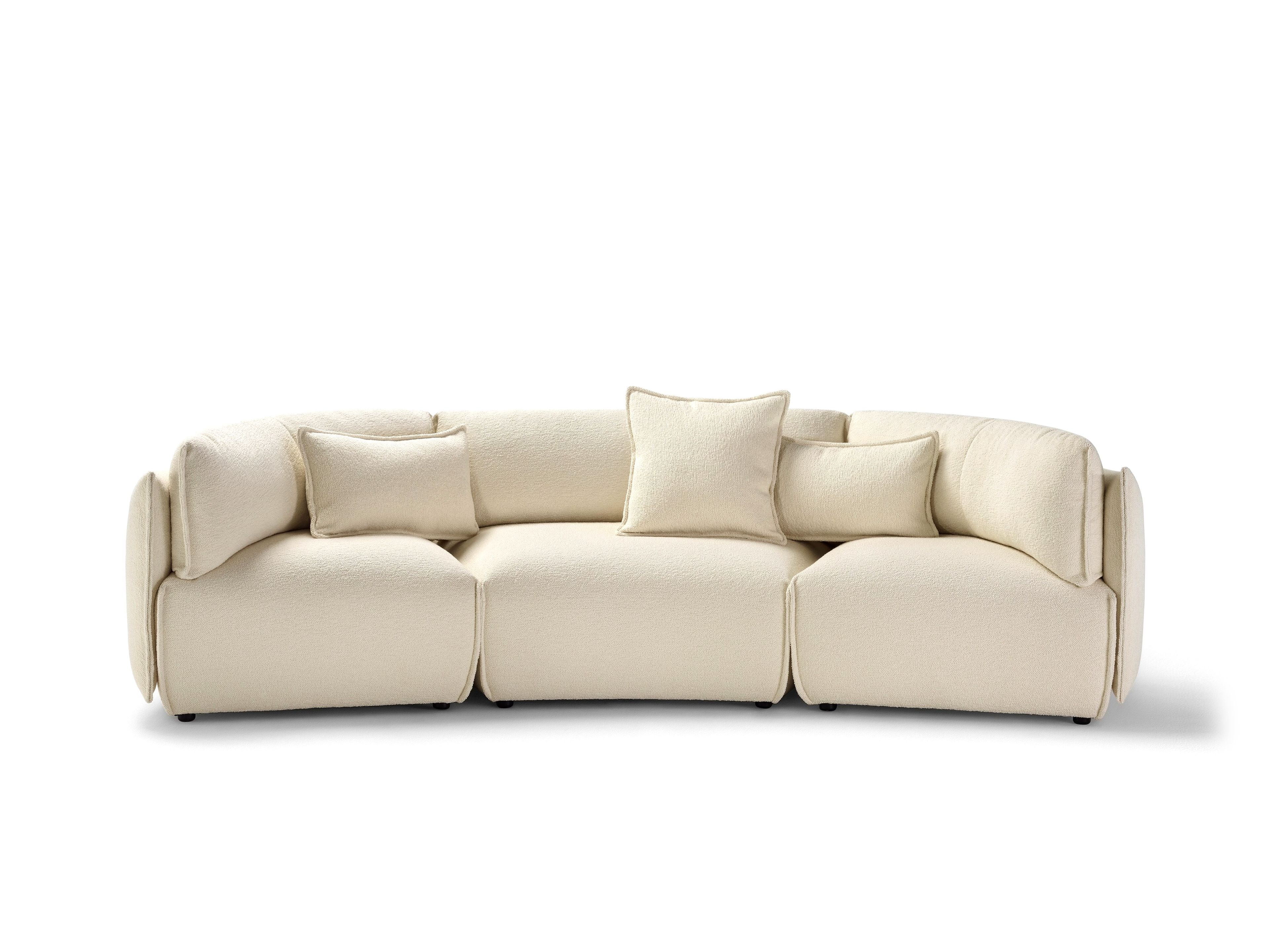 3-местный изогнутый тканевый диван Ross Gardam Hearth ARCH-00097453 - Вид №12