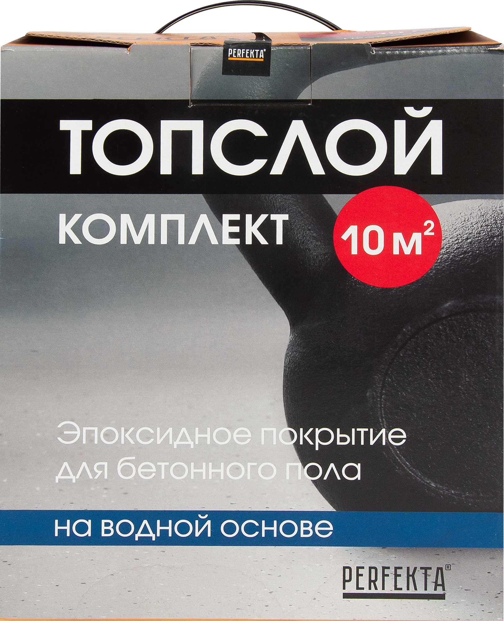 82638764 Комплект для устройства напольного покрытия Топслой цвет серый 10 м2 STLM-0032580 PERFEKTA