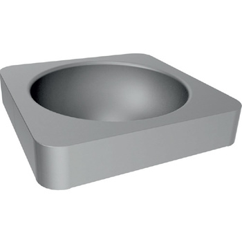 Edone Полувстраиваемая квадратная раковина с принтом sun-id-2008733