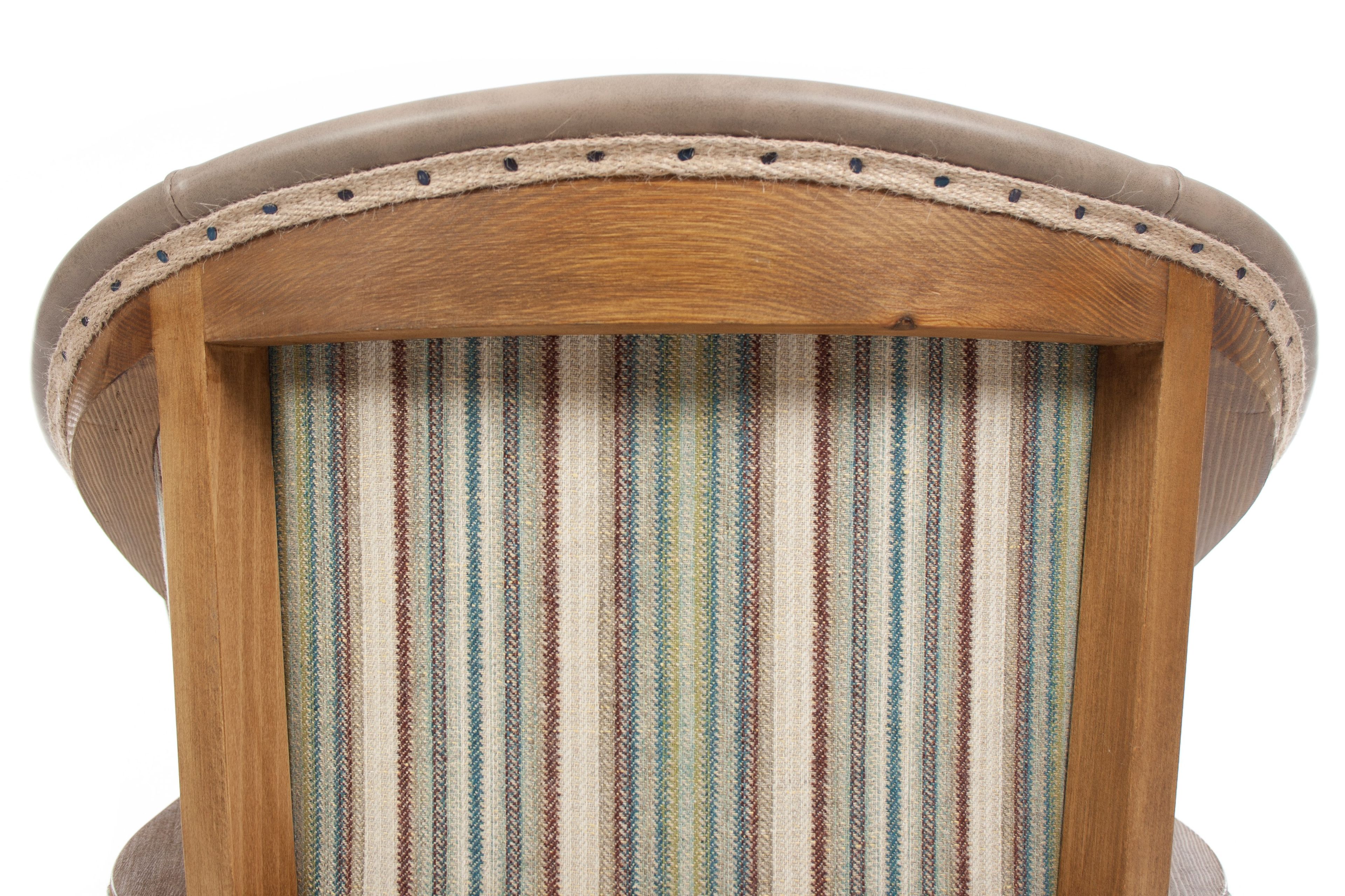 Офисное кресло с регулируемой высотой из джута с подлокотниками CREARTE COLLECTIONS Girona Essence ARCH-00105516 - Вид №9