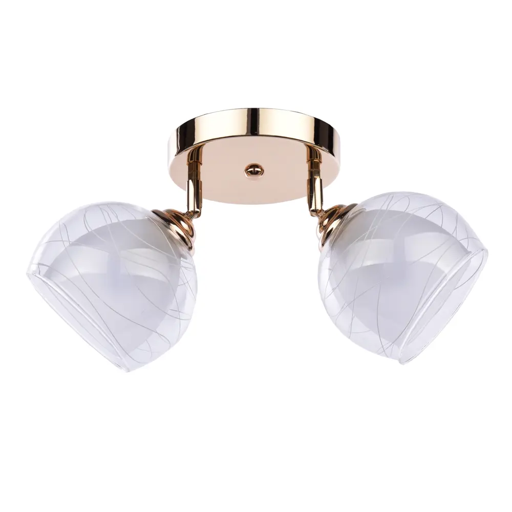 Люстра КС30055/2C 2хЕ27х60 Вт цвет золото КЛЮЧНИК STLM-2145689