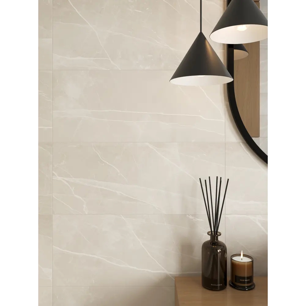 Настенная плитка Gracia Ceramica Breeze 25x60 см 1.2 м² глянцевая цвет бежевый 89413345 STLM-2055848 - Вид №4