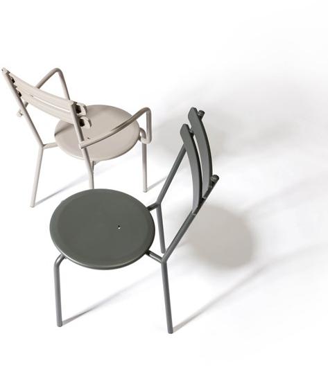 Vermobil Металлический садовый стул с подлокотниками Grace Gr300 - Вид №5