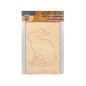 124059 Заготовка для выпиливания №3 "Заяц" Дельта