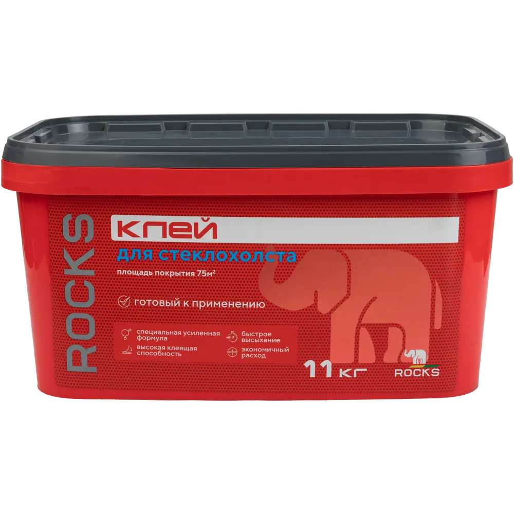 Клей для стеклохолста Rocks 11 кг STLM-2182301 - Вид №4