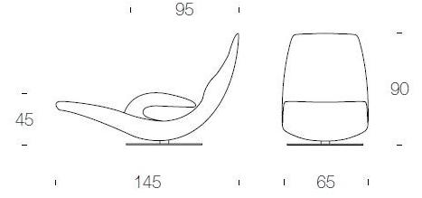 Tonin Casa Кресло / шезлонг из ткани sun-id-1433870 - Вид №1