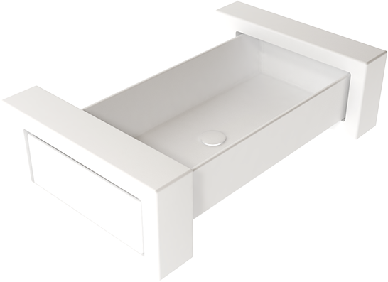 BXLAME801 Подвесная раковина настенная GSG CERAMIC BOX