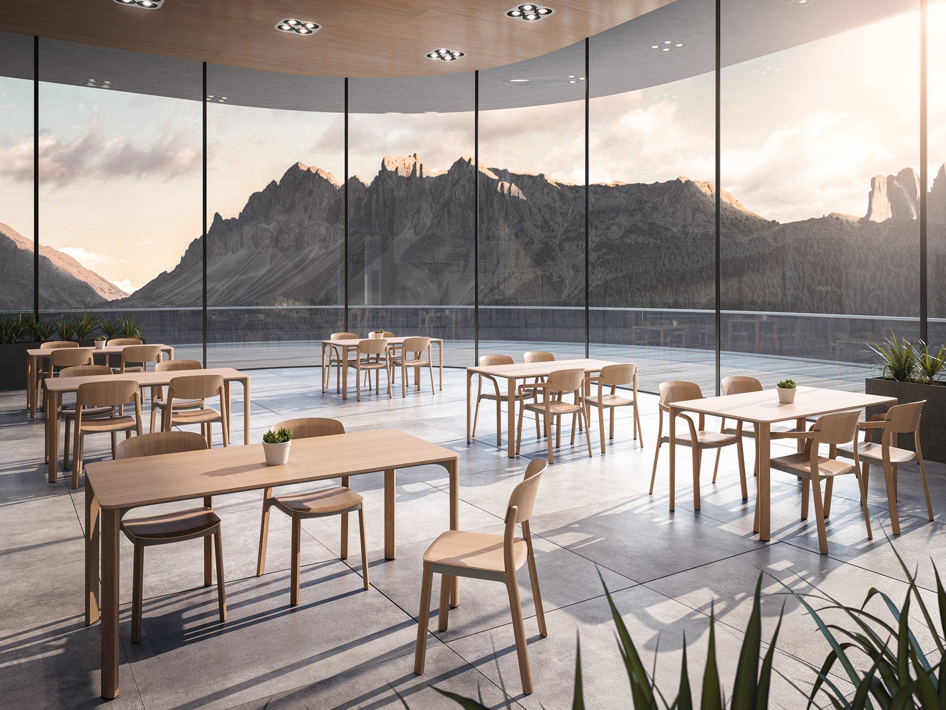 Деревянный прямоугольный обеденный стол Brunner nate ARCH-00077571 - Вид №3