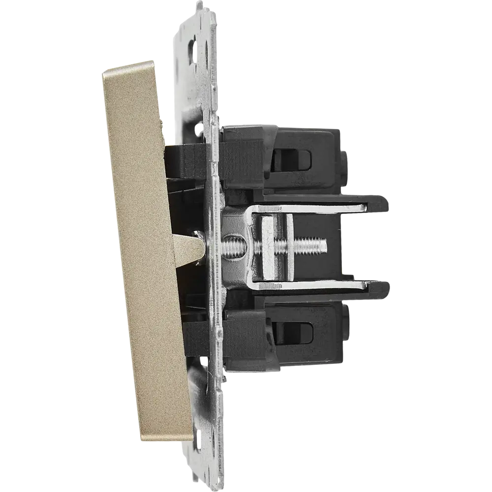 Выключатель IEK Brite трёхклавишный в цвете шампань для современного интерьера 87761745 STLM-1116399 - Вид №3