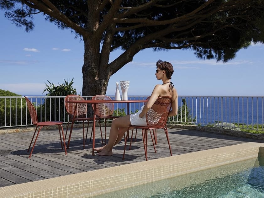 Стальной штабелируемый садовый стул Fermob Lorette ARCH-00098763 - Вид №2