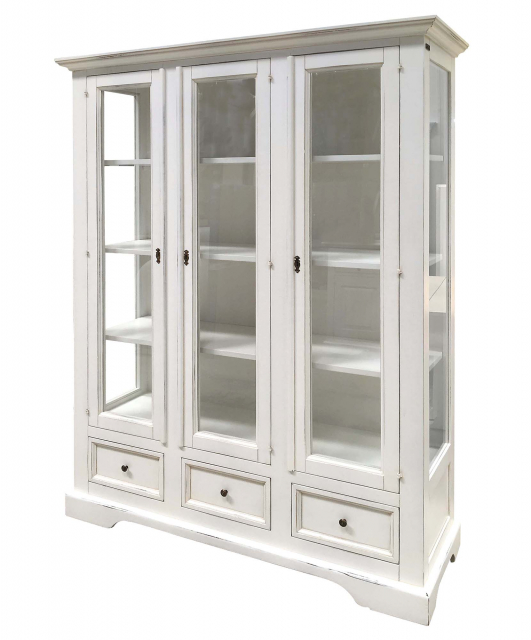 1945 Tifernoit Стеклянный шкаф с 3 дверцами и 3 ящиками Soggiorno  - Вид №3