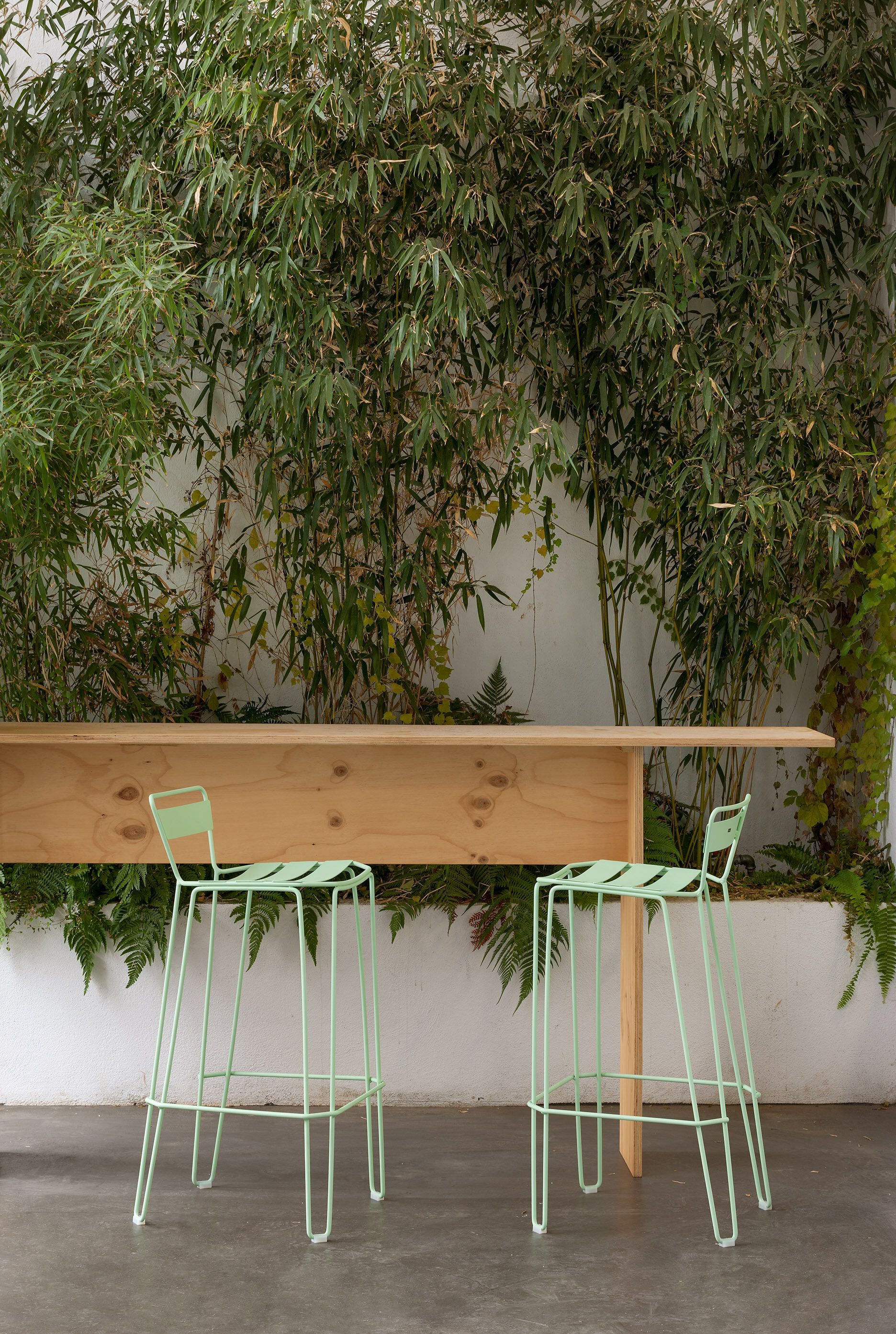 Стальной садовый стул с подставкой для ног iSimar Майорка ARCH-00109681 - Вид №2