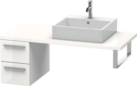 XL543504949 Шкафчик для консоли X-Large #XL5435 300 x 548 мм Графит матовый, декор Duravit - Вид №2