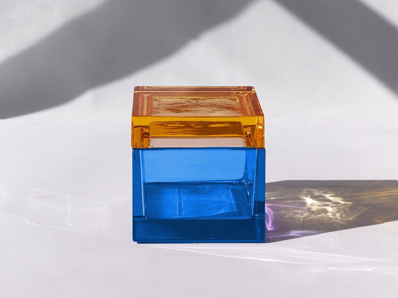 Двухцветный контейнер из дутого стекла Studio Bojola PALMI ARCH-00058347 - Вид №39