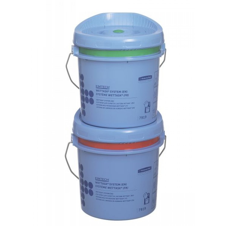 7919 Kimberly Clark Диспенсер-ведро для протирочного материала в рулонах синий Kimberly Clark Professional Kimtech Wettask 7919 синий  - Вид №3