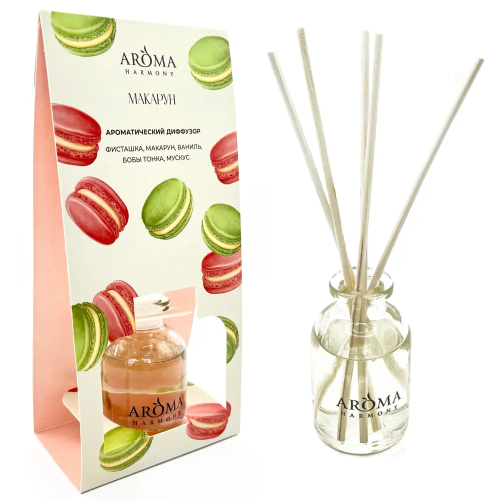 Ароматический диффузор Aroma Harmony Макарун 30 мл 89387513 STLM-2050740  - Вид №4