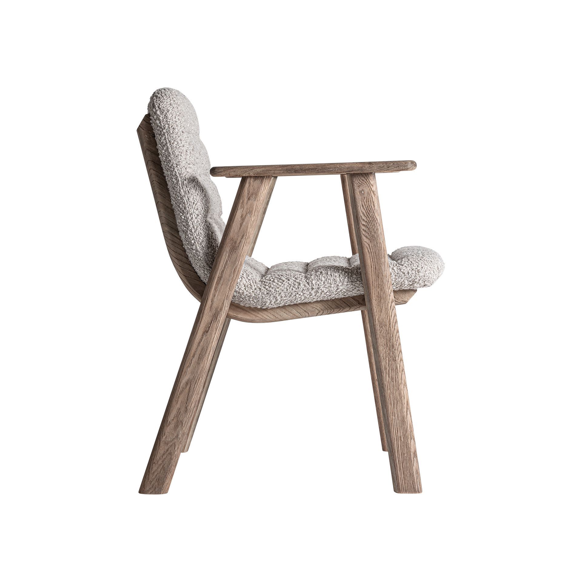 Тканевый стул с подлокотниками Vical Home жаккард ARCH-00097930 - Вид №2